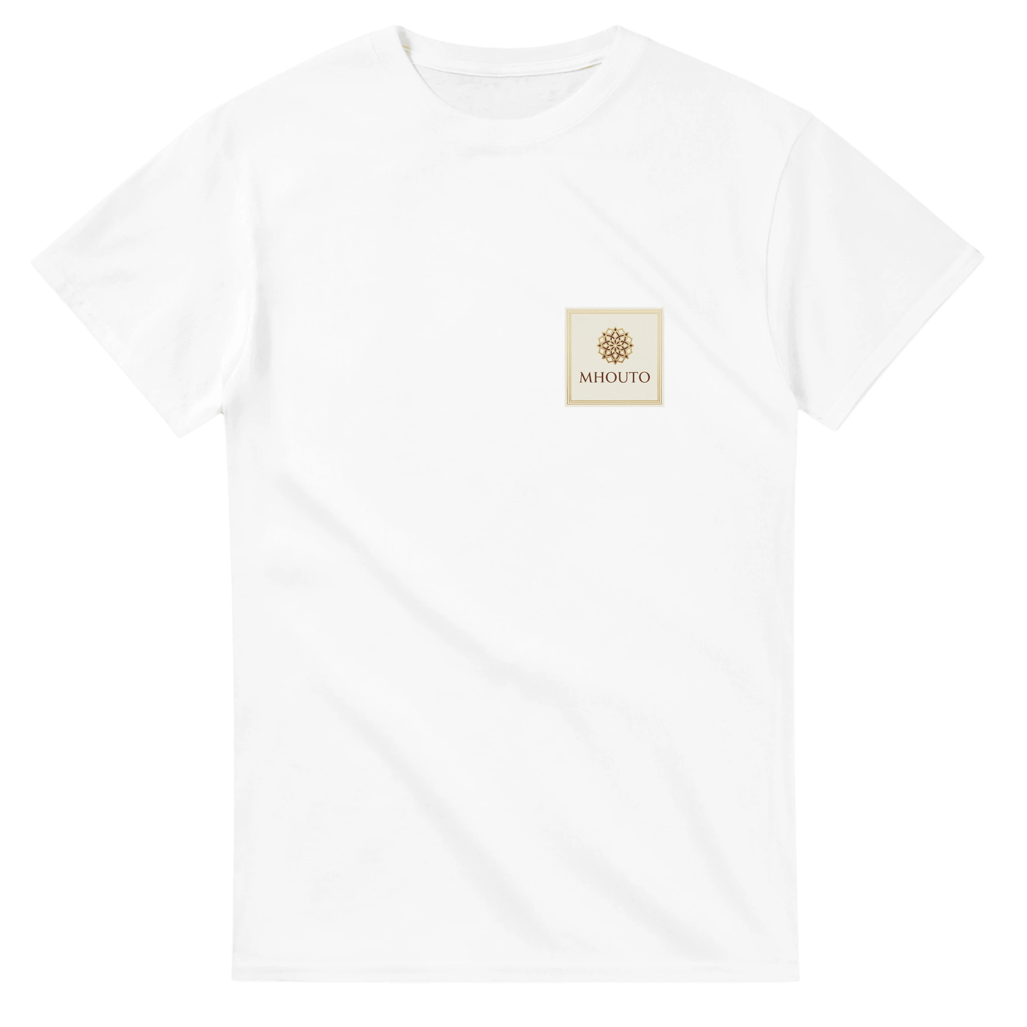 Heavyweight Unisex Crewneck T-shirt | Gildan® 5000 White - mhouto