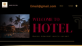Luxury Hotel Website Template - Editable Canva Design