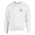 Classic Unisex Crewneck Sweatshirt | Gildan® 18000 White - mhouto