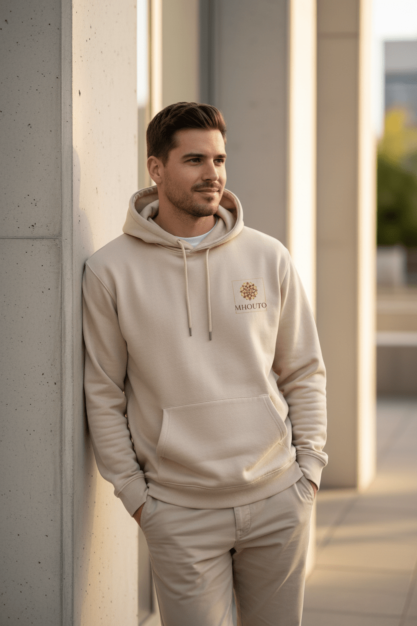 Mhouto Classic Pullover Hoodie - Premium Unisex Cotton Blend - mhouto
