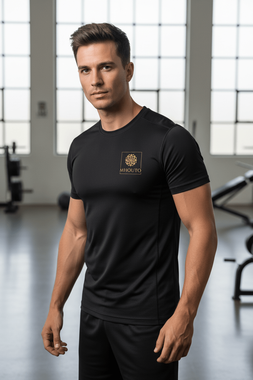 Mhouto Performance Sports Tee - Unisex Athletic Shirt - mhouto