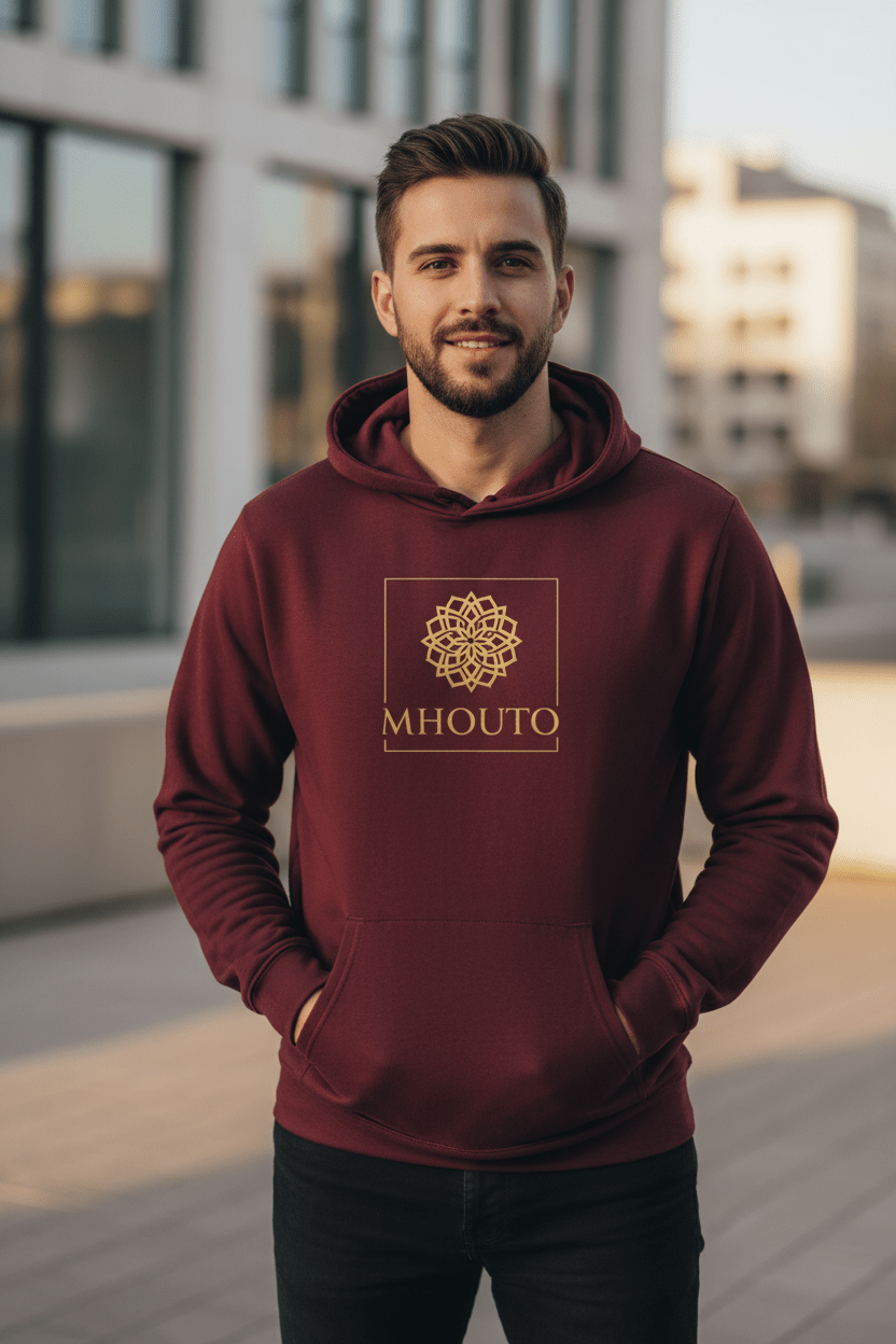 Mhouto Classic Pullover Hoodie - Premium Unisex Cotton Blend - mhouto