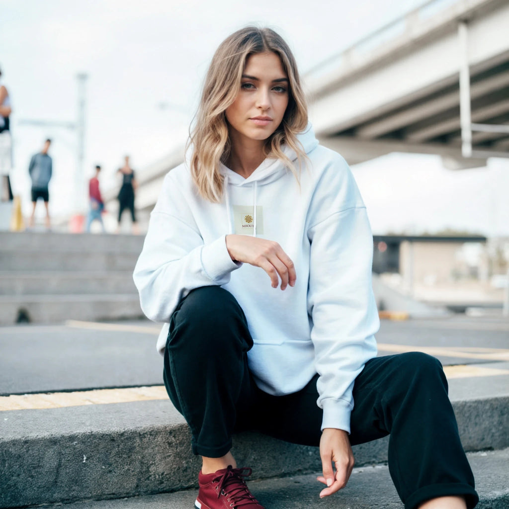 Mhouto Classic Pullover Hoodie - Premium Unisex Cotton Blend - mhouto