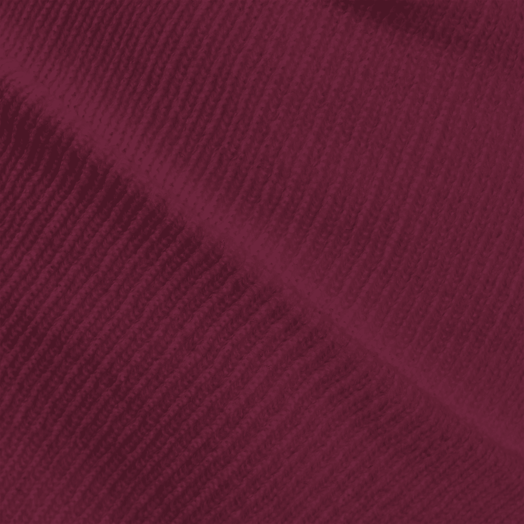 Mhouto Cuffed Beanie — Maroon - mhouto