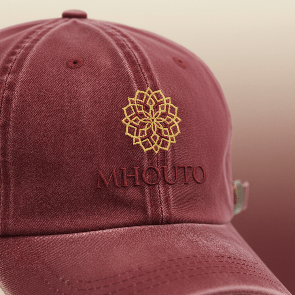 Mhouto Dad Cap — Red - mhouto