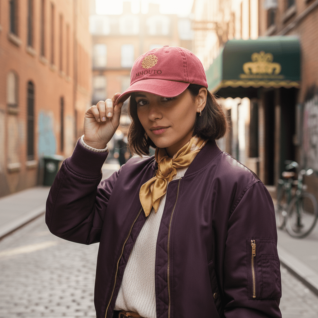 Mhouto Dad Cap — Red - mhouto