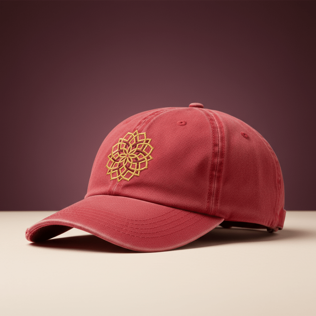 Mhouto Dad Cap — Red - mhouto