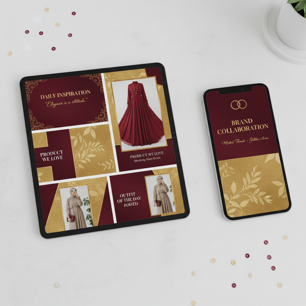 Instagram Story Templates on Devices