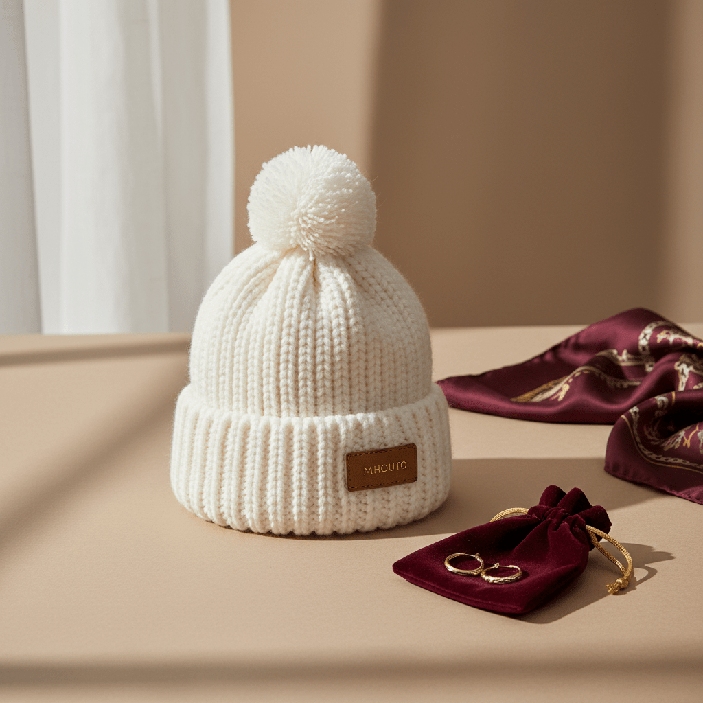 Mhouto Premium Pom Pom Beanie - Winter Essential - mhouto