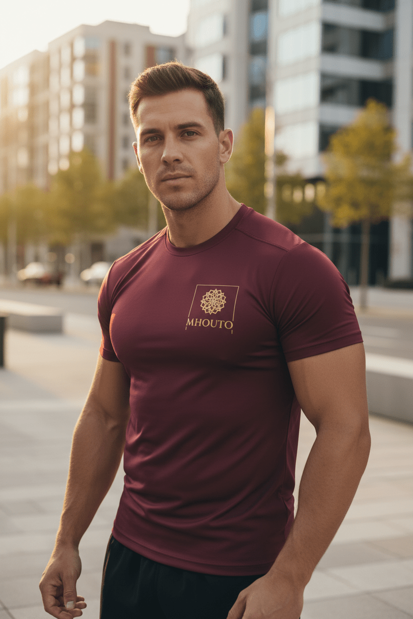 Mhouto Performance Sports Tee - Unisex Athletic Shirt - mhouto