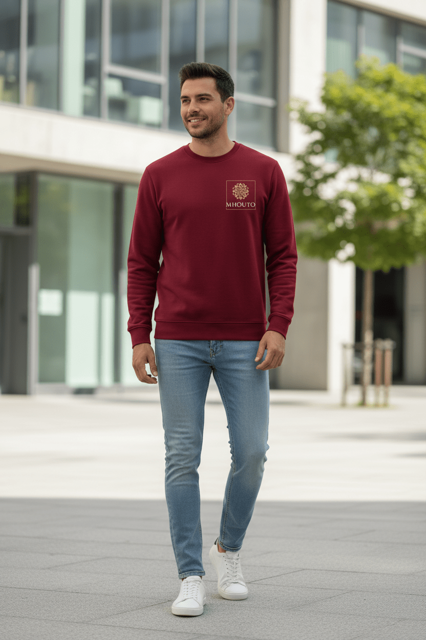 Mhouto Classic Crewneck Sweatshirt - Made to Order - mhouto