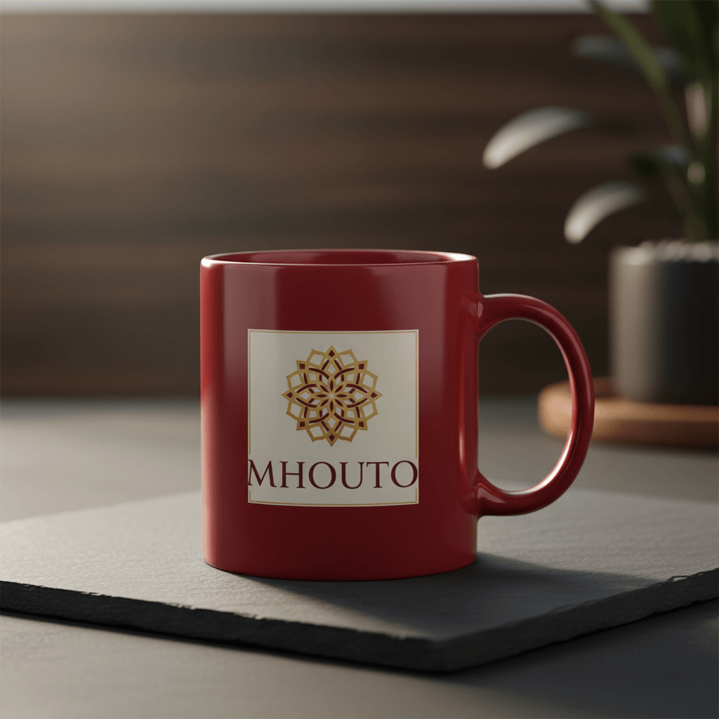 White 11oz Ceramic Mug - mhouto