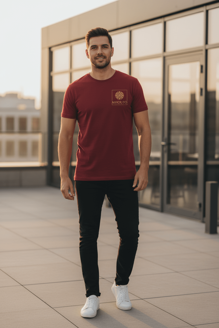 Mhouto Classic Unisex Crewneck T-Shirt - Made to Order - mhouto