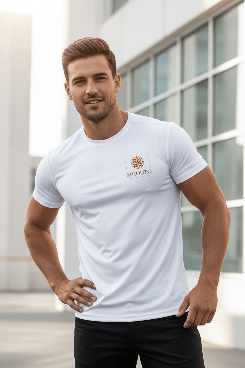 Mhouto Performance Sports Tee - Unisex Athletic Shirt - mhouto